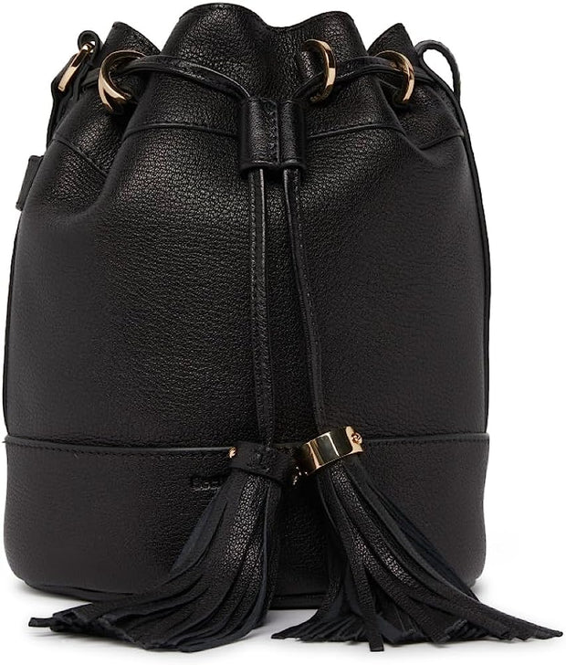 See by Chloe Women's Vicki Black Leather Bucket Handbag