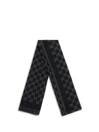 Gucci Women Miss Stenny Gg Monogram Wool Scarf