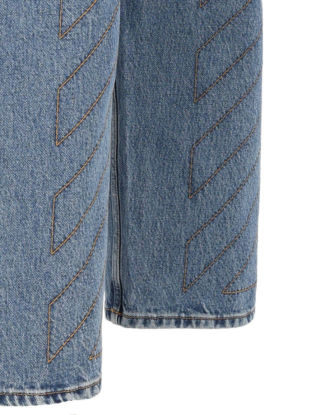 Off-White Men "Half Arrow" Jeans