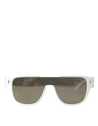 Dolce & Gabbana Dolce & Gabbana White Acetate Mirror Lenses DG4356 Women's Sunglasses