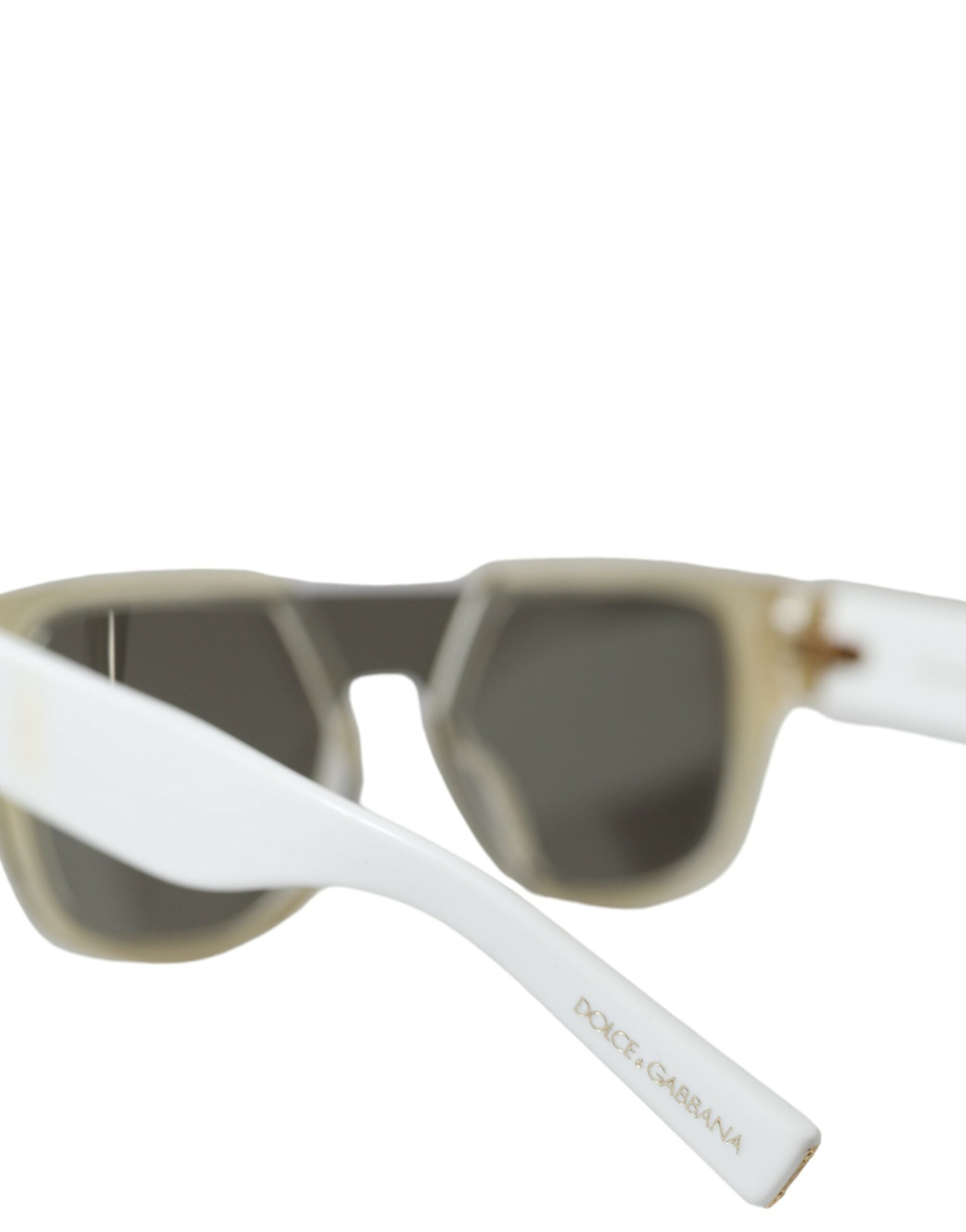 Dolce & Gabbana Dolce & Gabbana White Acetate Mirror Lenses DG4356 Women's Sunglasses