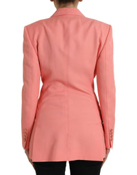 Dolce & Gabbana Dolce & Gabbana Pink Polyester Single Breasted Blazer Women's Jacket