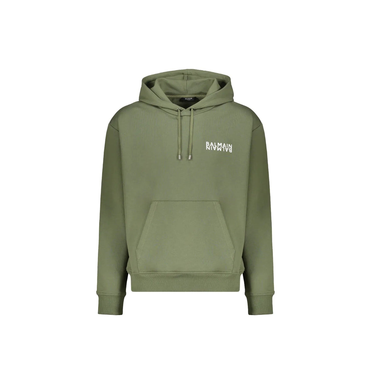 Balmain Logo Motif Hoodie Men