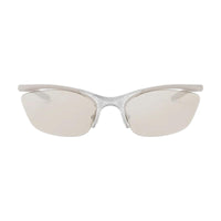 Fendi Sunglasses Cat Eye Semi Rim, Beige Frame and Light Brown Lens FE40176U46G