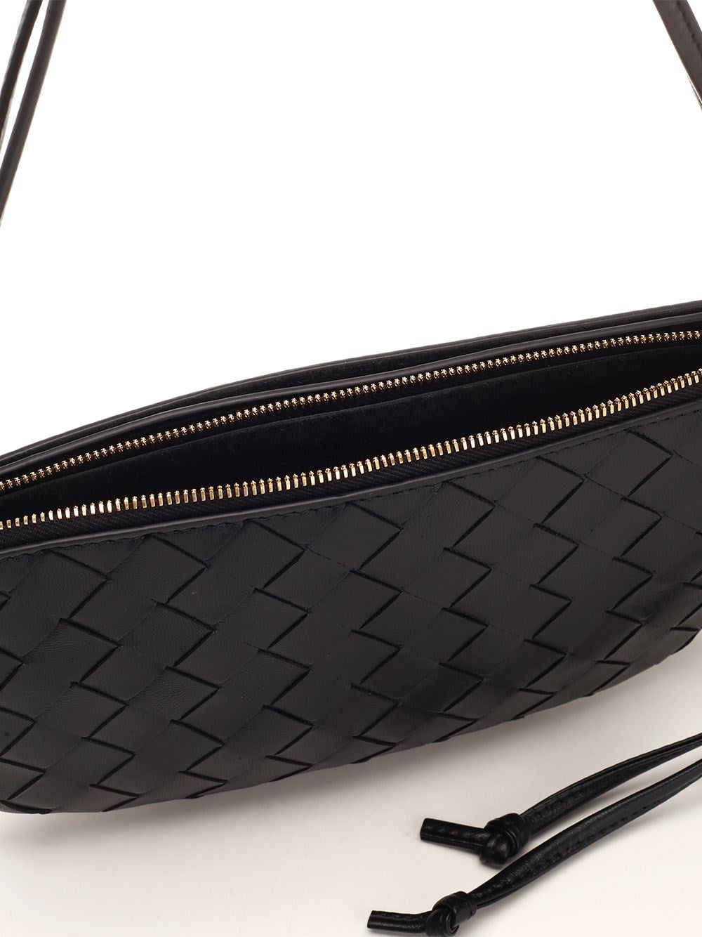 Bottega Veneta Women Gemelli Double Pouch Intrecciato Black