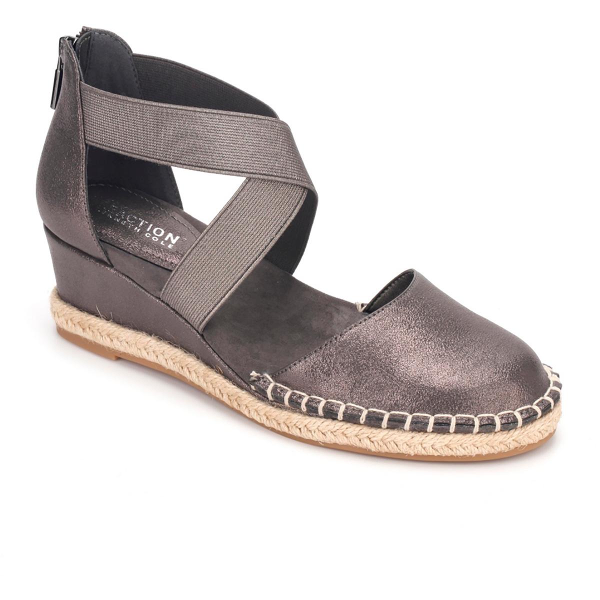 Clo X Band Womens Faux Leather Strappy Espadrilles