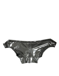 Dolce & Gabbana Silver Polyester Stretch Women's Top