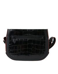 Balenciaga Black Exotic Leather Shoulder Crossbody Camera Women's Bag