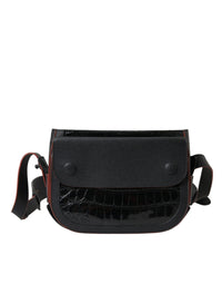 Balenciaga Black Exotic Leather Shoulder Crossbody Camera Women's Bag
