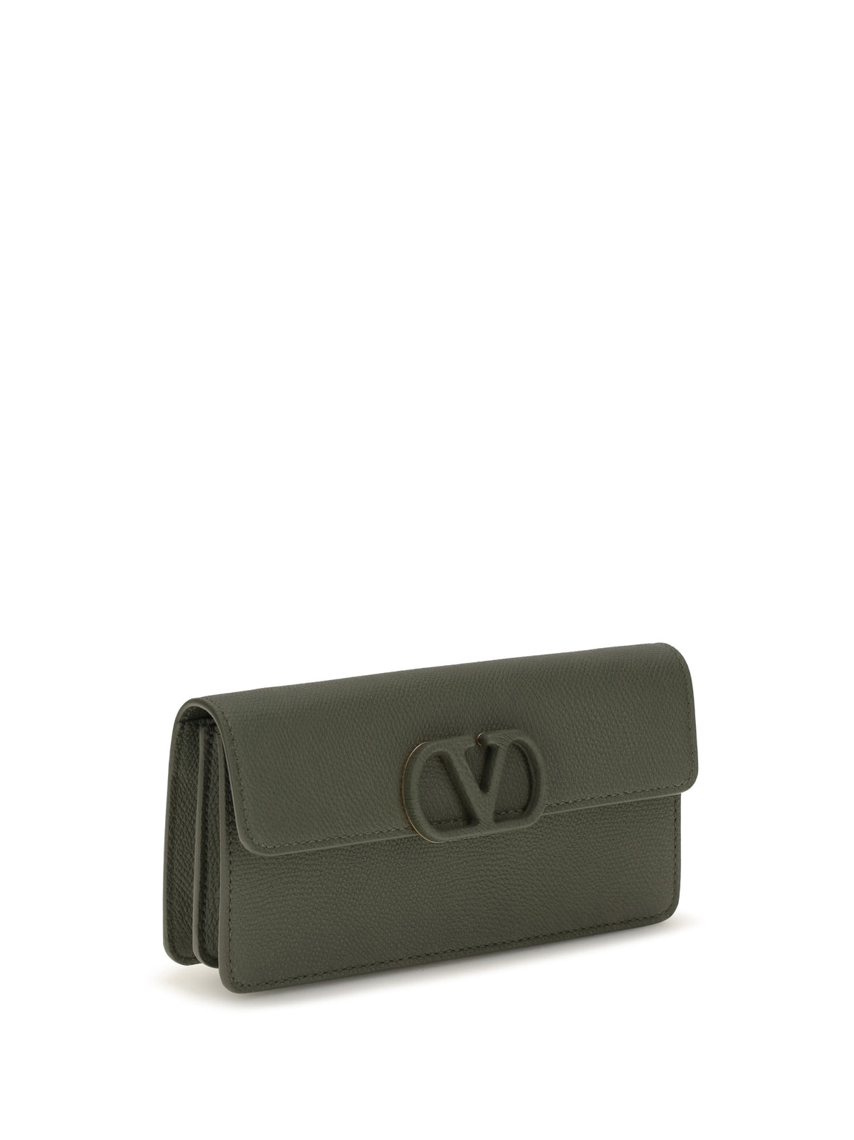 VALENTINO GARAVANI Valentino Garavani Women Vlogo Signature Grainy Calfskin Chain Wallet