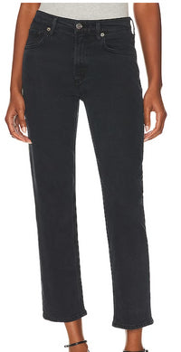 AGOLDE Women's KYE: Mid Rise Straight Crop Jeans, Pepper Pepper