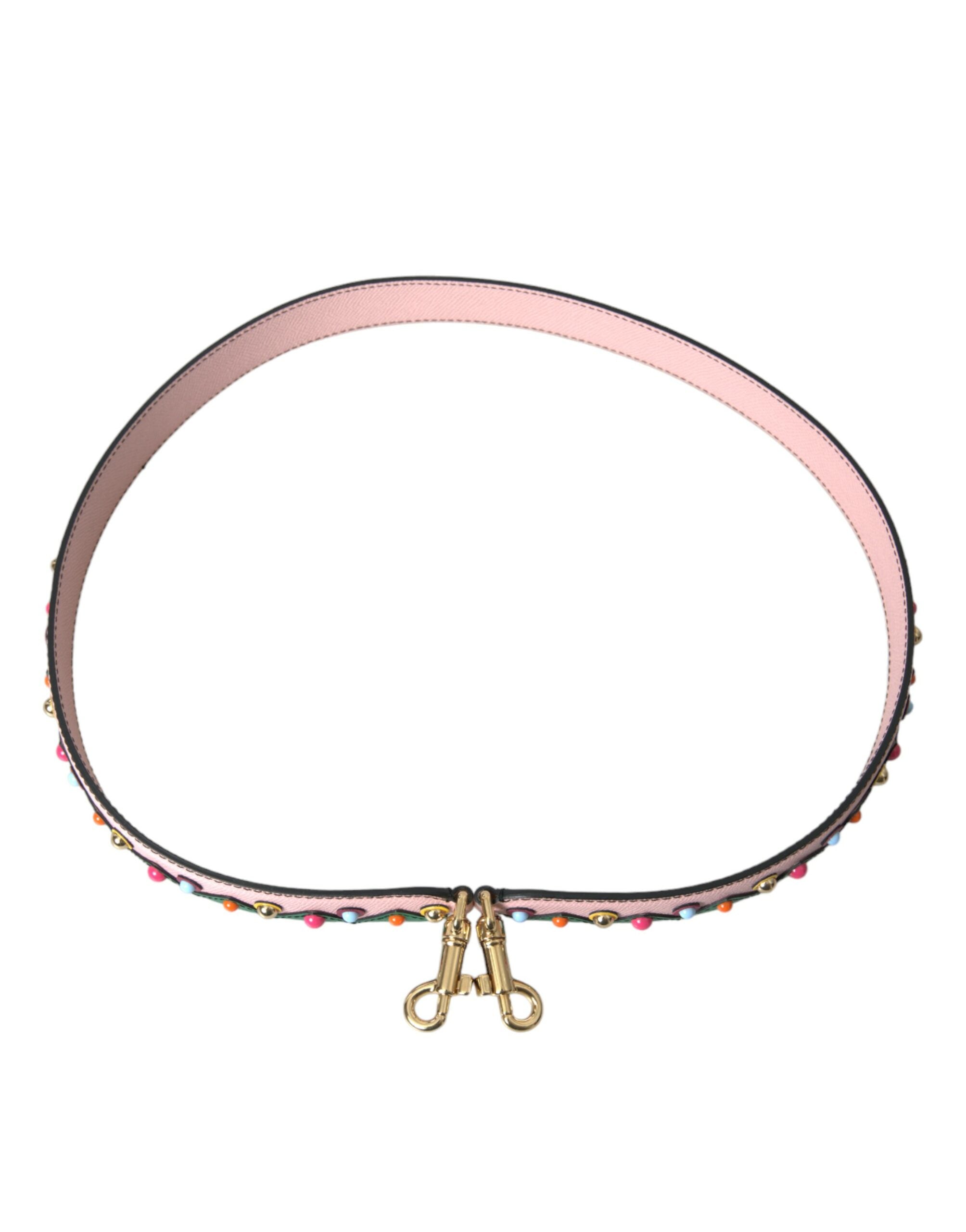 Dolce & Gabbana Dolce & Gabbana Pink Leather Handbag Accessory Shoulder Women's Strap