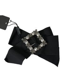 Dolce & Gabbana Dolce & Gabbana Black Swarovski Crystal Embellished Hair Women's Clip