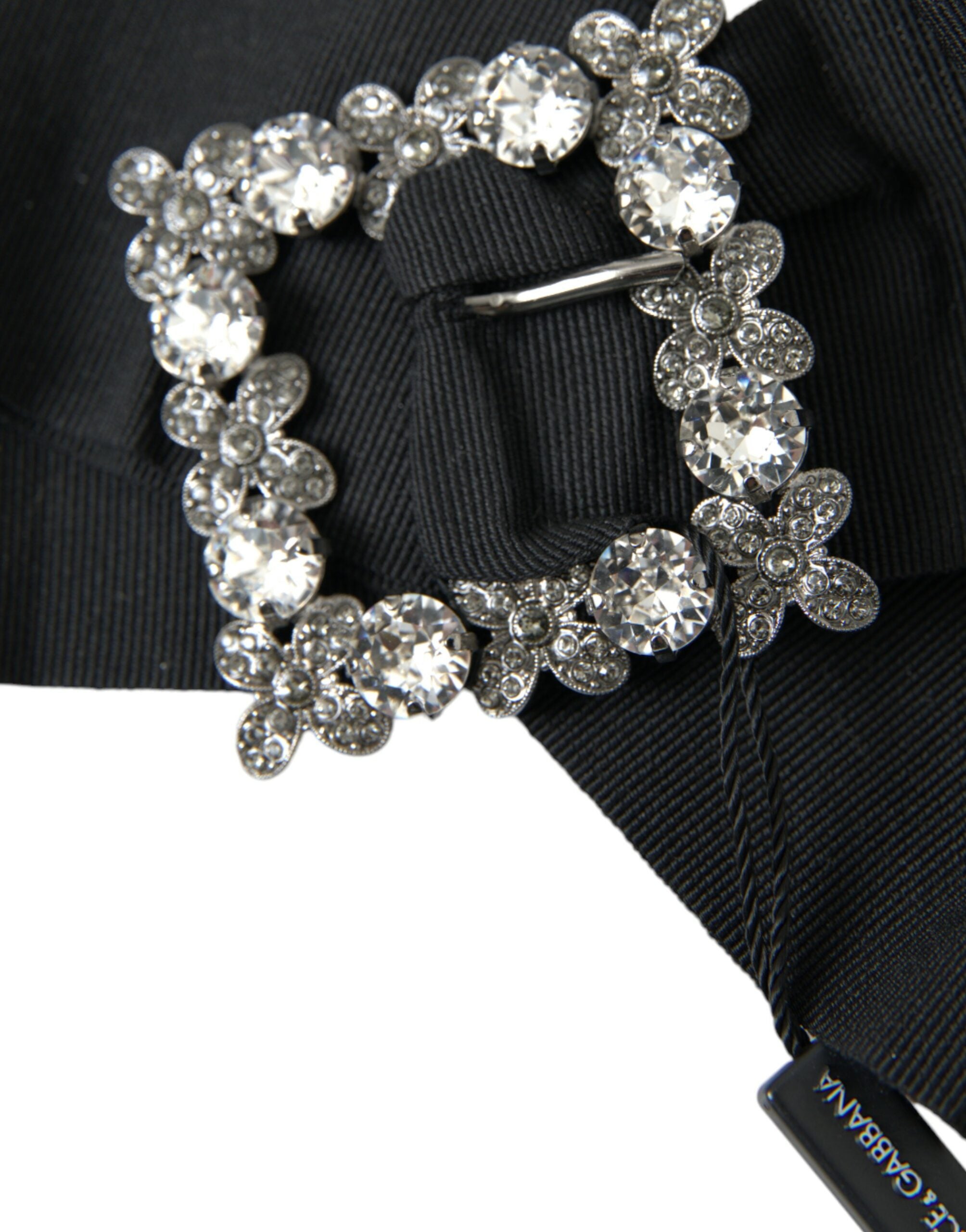 Dolce & Gabbana Dolce & Gabbana Black Swarovski Crystal Embellished Hair Women's Clip