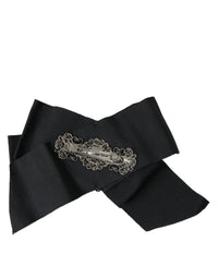 Dolce & Gabbana Dolce & Gabbana Black Swarovski Crystal Embellished Hair Women's Clip