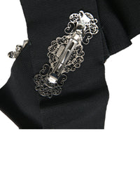 Dolce & Gabbana Dolce & Gabbana Black Swarovski Crystal Embellished Hair Women's Clip