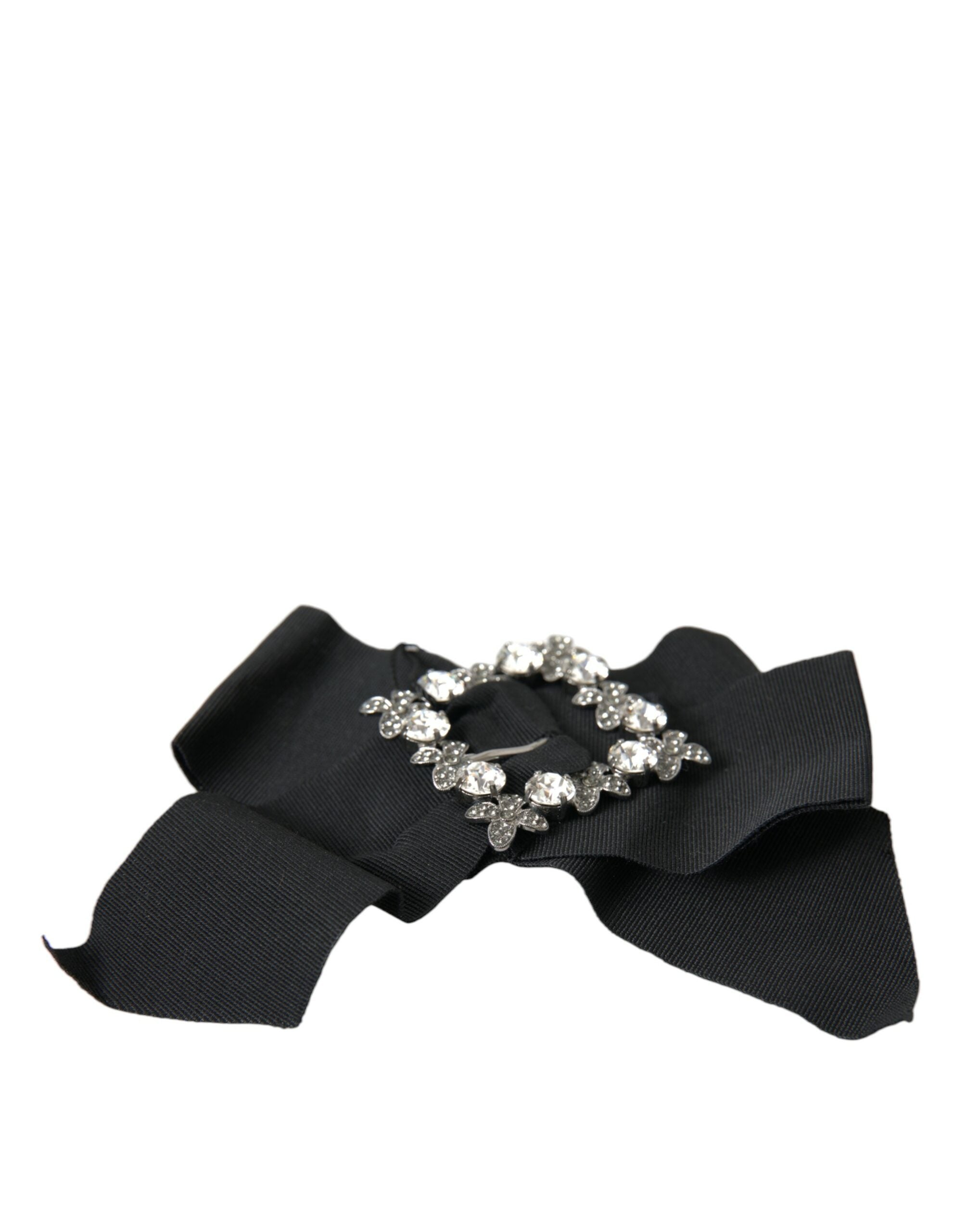 Dolce & Gabbana Dolce & Gabbana Black Swarovski Crystal Embellished Hair Women's Clip