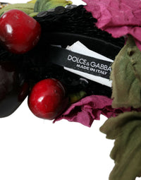 Dolce & Gabbana Dolce & Gabbana Red Watermelon Cherry Crystal Hairband Statement Women's Diadem