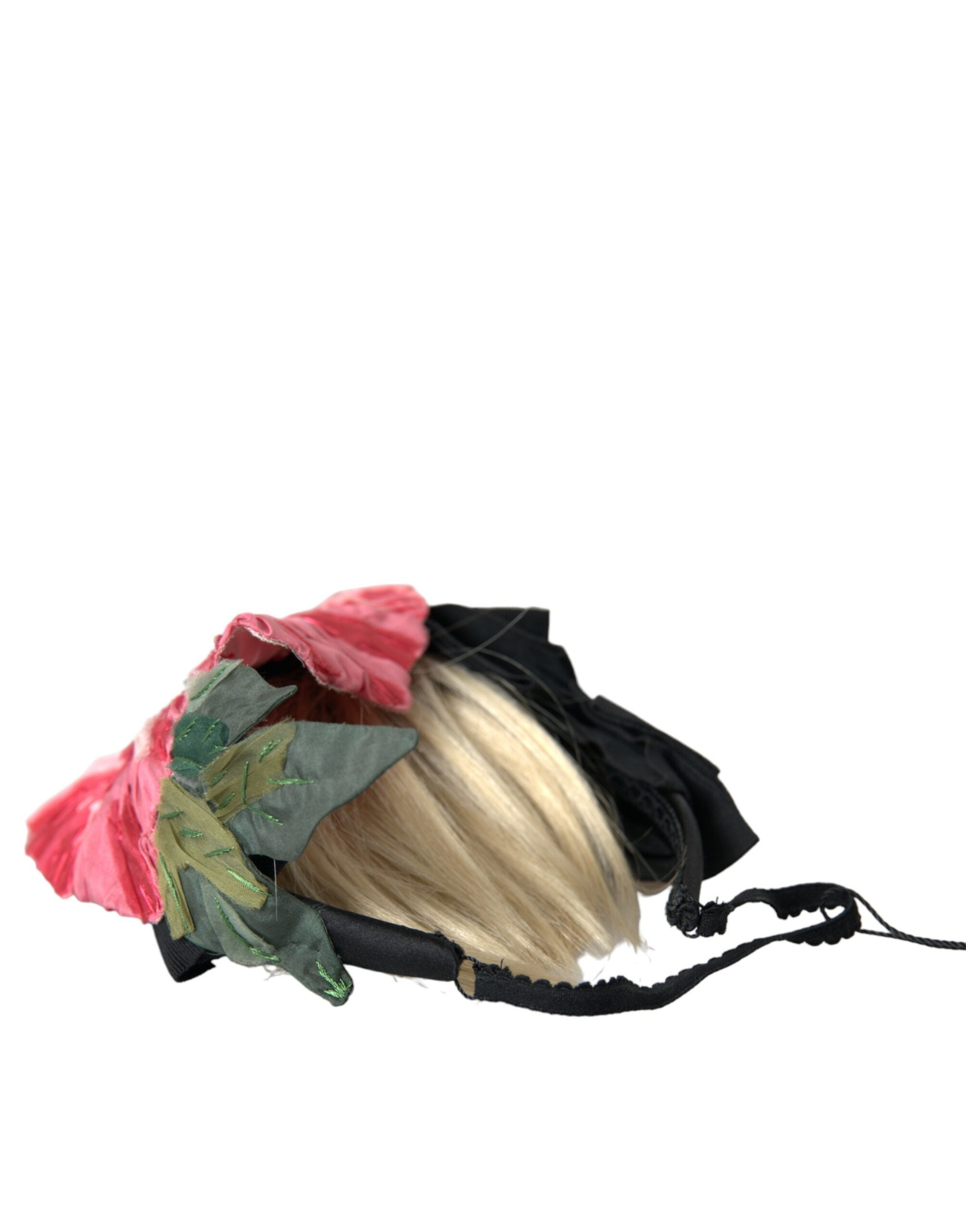 Dolce & Gabbana Dolce & Gabbana Black Viscose White Hair Parrucchiera Headband Women's Diadem