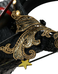 Dolce & Gabbana Dolce & Gabbana Multicolor Missile Rocket Crystal Stars Headband Women's Diadem