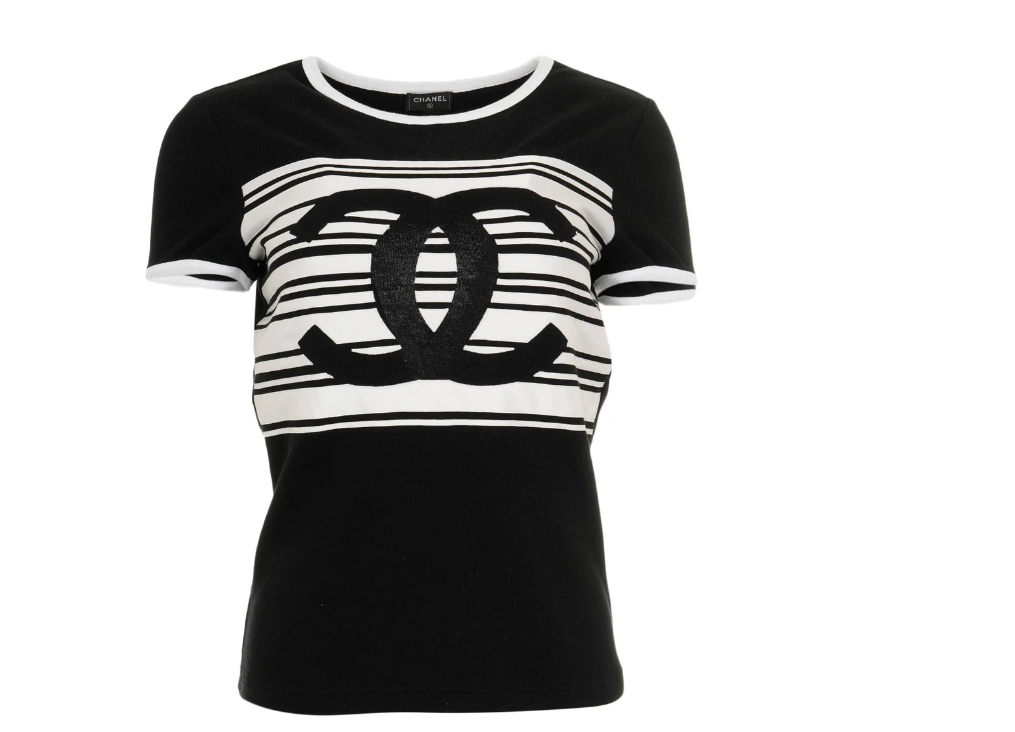 Chanel Women's Black Knitted Top with Open Back Size 38 BNWT
