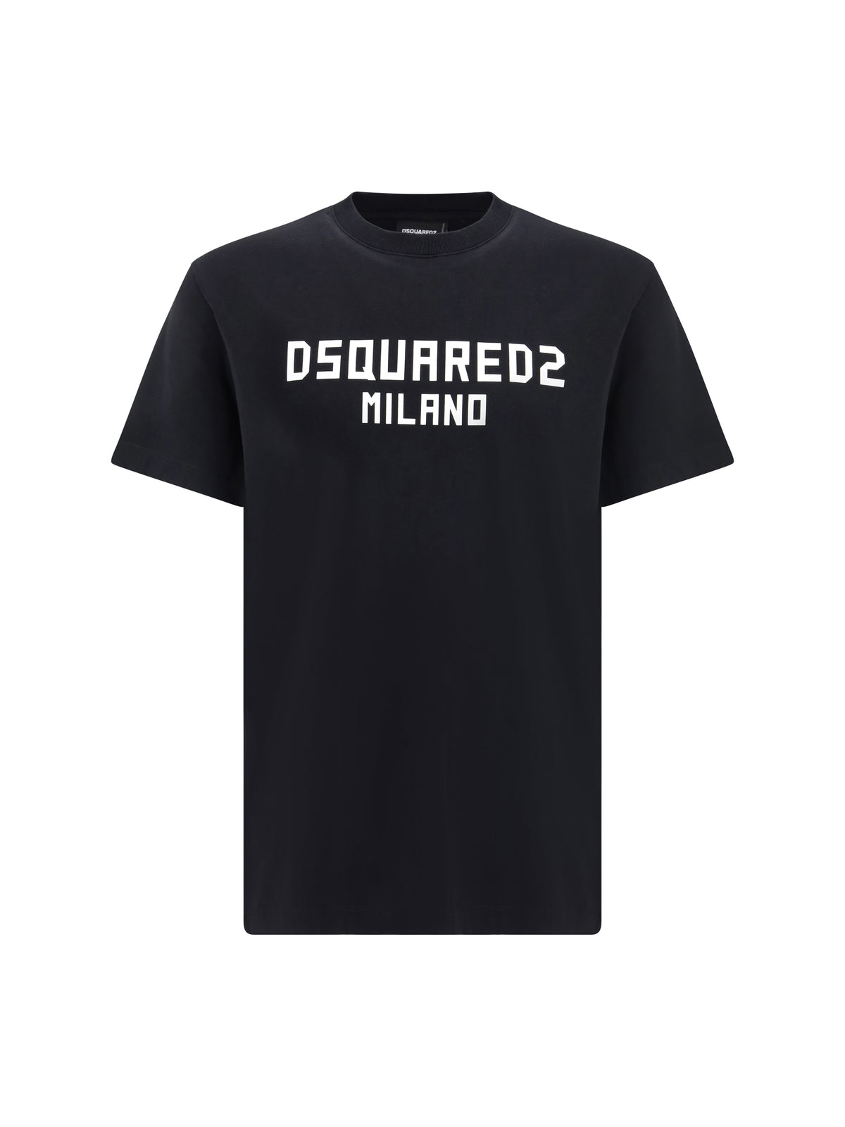Dsquared2 Men T-Shirt With “Dsquared2 Milano” Logo Printed