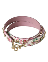 Dolce & Gabbana Dolce & Gabbana Pink Floral Handbag Accessory Shoulder Women's Strap