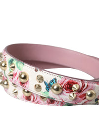 Dolce & Gabbana Dolce & Gabbana Pink Floral Handbag Accessory Shoulder Women's Strap