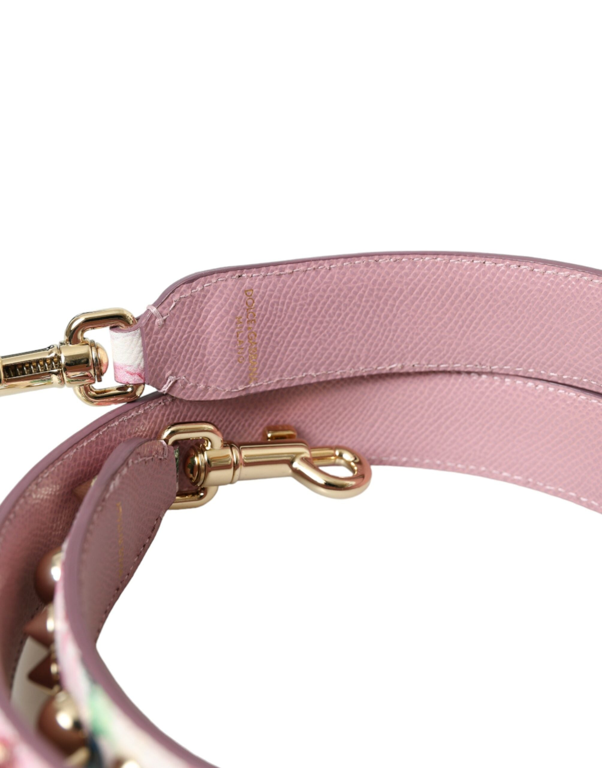 Dolce & Gabbana Dolce & Gabbana Pink Floral Handbag Accessory Shoulder Women's Strap