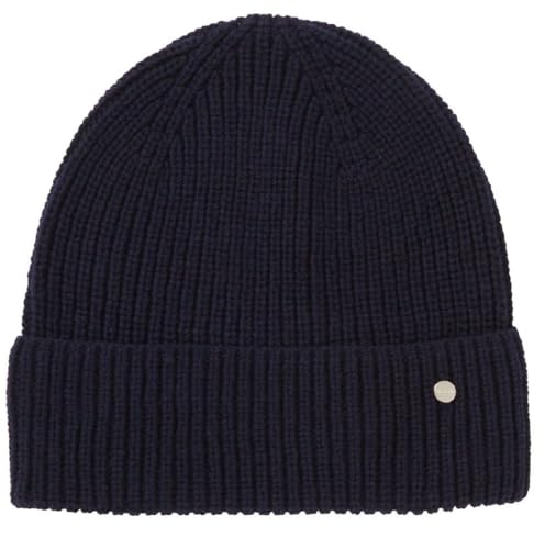 Ted Baker London Women's Blend Beanie Hat/WXH-RUBYYYS-Cashmere, Dark Blue