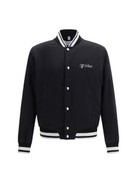 Off-White Men Script Cotgab Souvenir Varsity Jacket