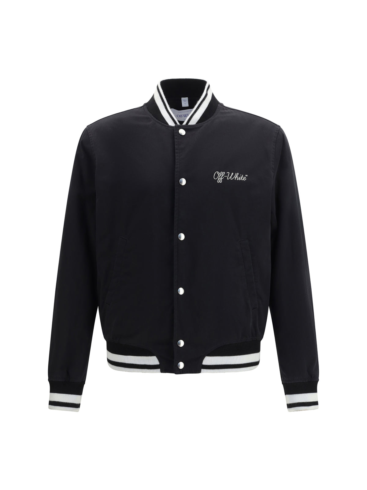 Off-White Men Script Cotgab Souvenir Varsity Jacket