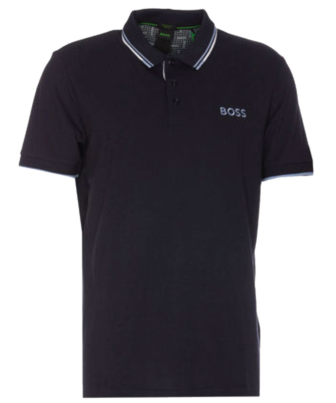 BOSS Men's Paddy Pro Short Sleeve Polo Shirt, Indigo Blue