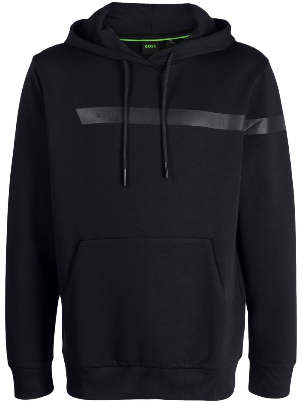 Hugo Boss Men's Soody 1 Blue Cotton Hoodie Sweatshirt Navy