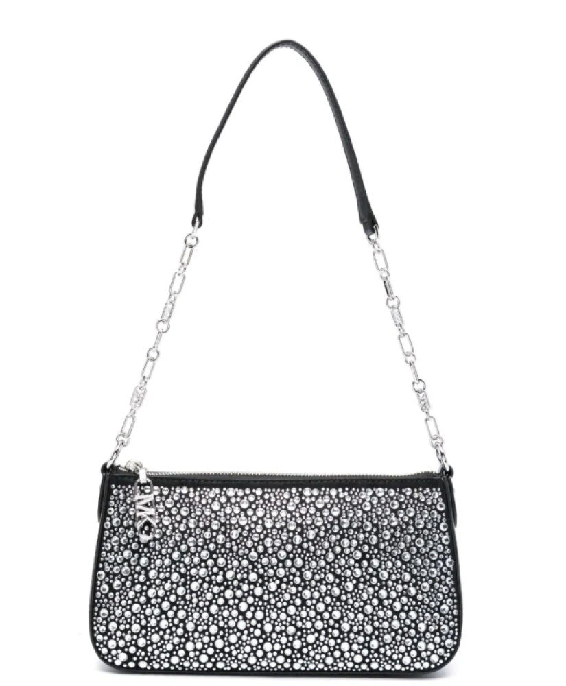 Michael Kors Empire Medium Chain Pouchette Black1