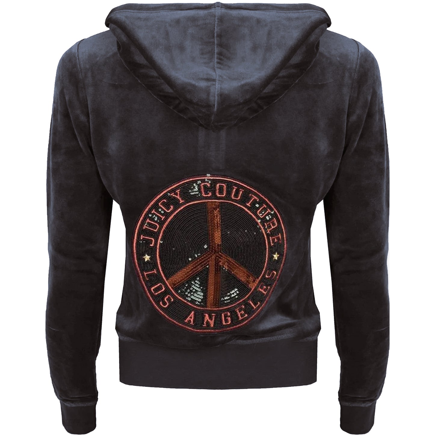 Juicy Couture Women's Pitch Black Robertson Hoodie XS
