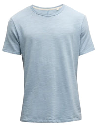 Rag & Bone Men's Classic Flame Short Sleeve Tee T-Shirt, Desert Blue XXL Desert Blue