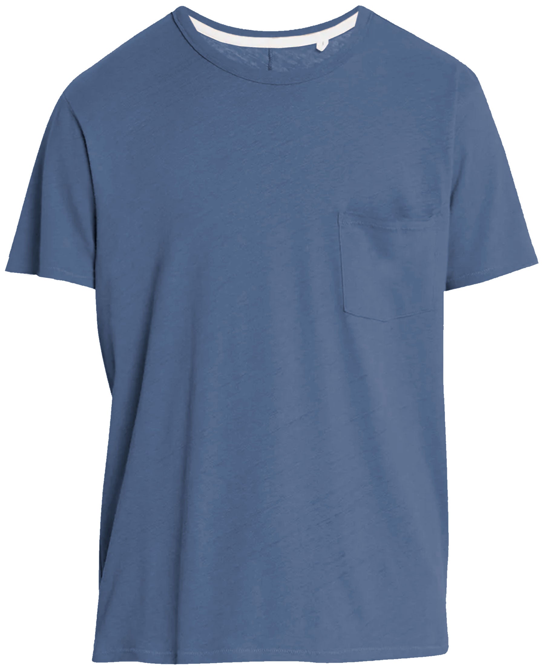 Rag & Bone Men's Miles Principal Short Sleeve Crew Neck T-Shirt, Indigo XXL Indigo