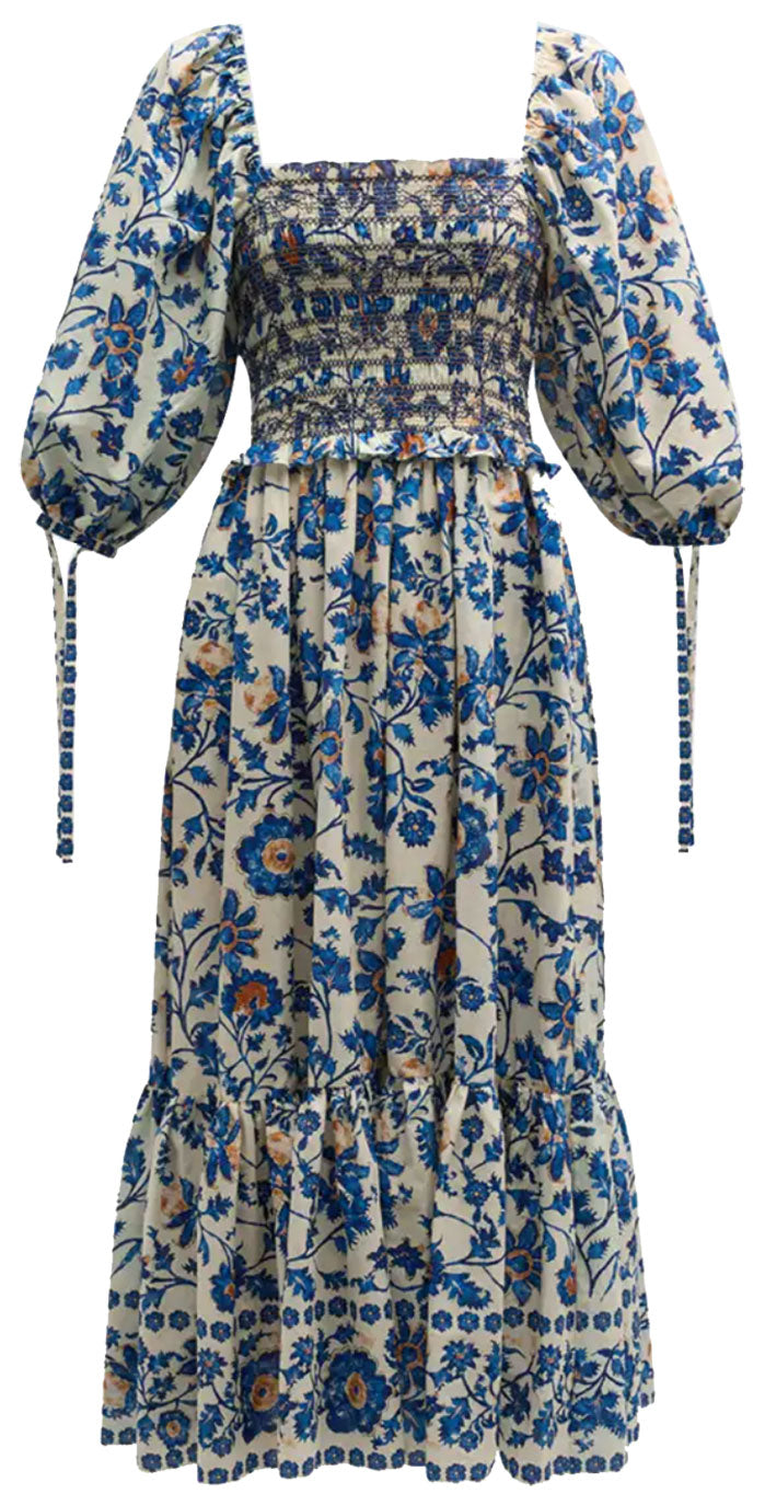 Cara Cara Women's Jazzy Botanical-Print Voile Midi Dress