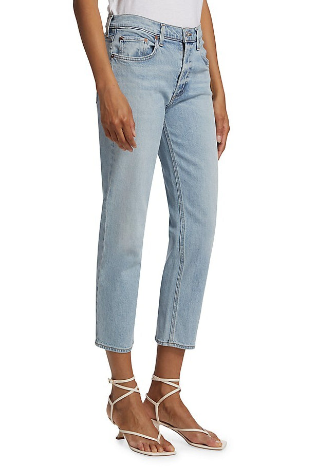 AGOLDE Women's Kye Cropped Straight-Leg Jeans, Diversion