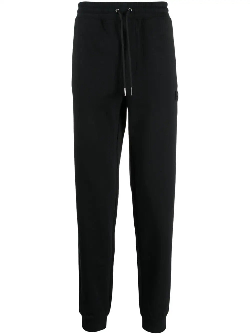 Hugo Boss Men's Dimacs Thick Cotton Drawstring Waist Joggers Pants, Black Black