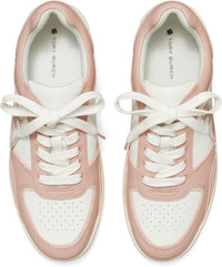Tory Burch Women's Clover Court Sneaker, Purity/Shell Pink