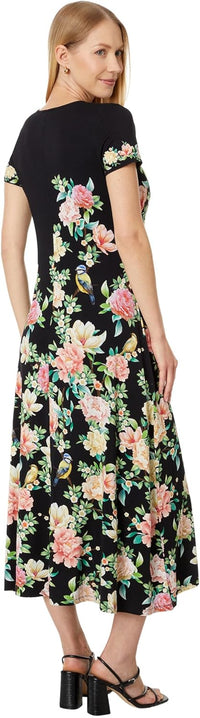 Johnny Was Women's The Janie Favorite Cap Sleeve Dress-Birdie, Multi