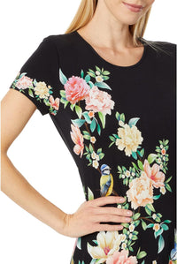 Johnny Was Women's The Janie Favorite Cap Sleeve Dress-Birdie, Multi