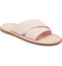 Salvatore Ferragamo Women's Laurene Logo Slide Sandals, Pink Pink