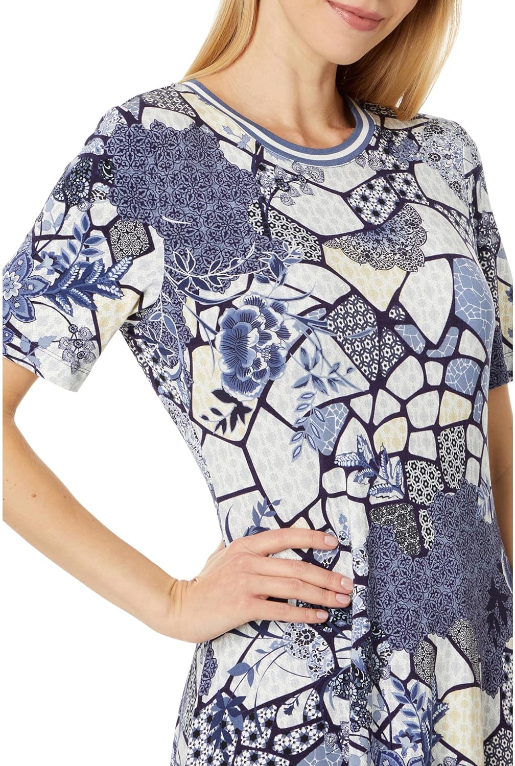 Johnny Was Women's Moonlight Glass Tee Dress Midi