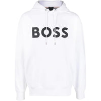 Hugo Boss Men's Sullivan 16 Hoodie Sweatshirt, White XXL White