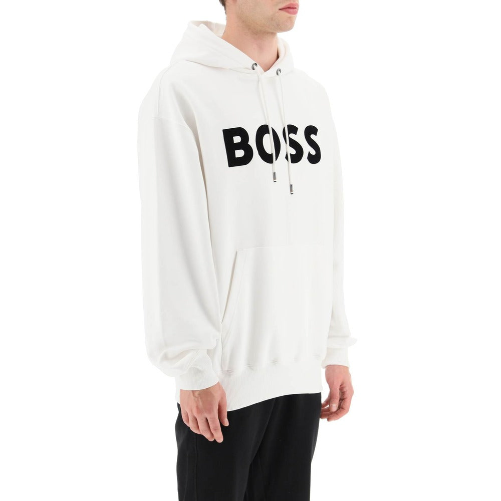 Hugo Boss Men's Sullivan 16 Hoodie Sweatshirt, White
