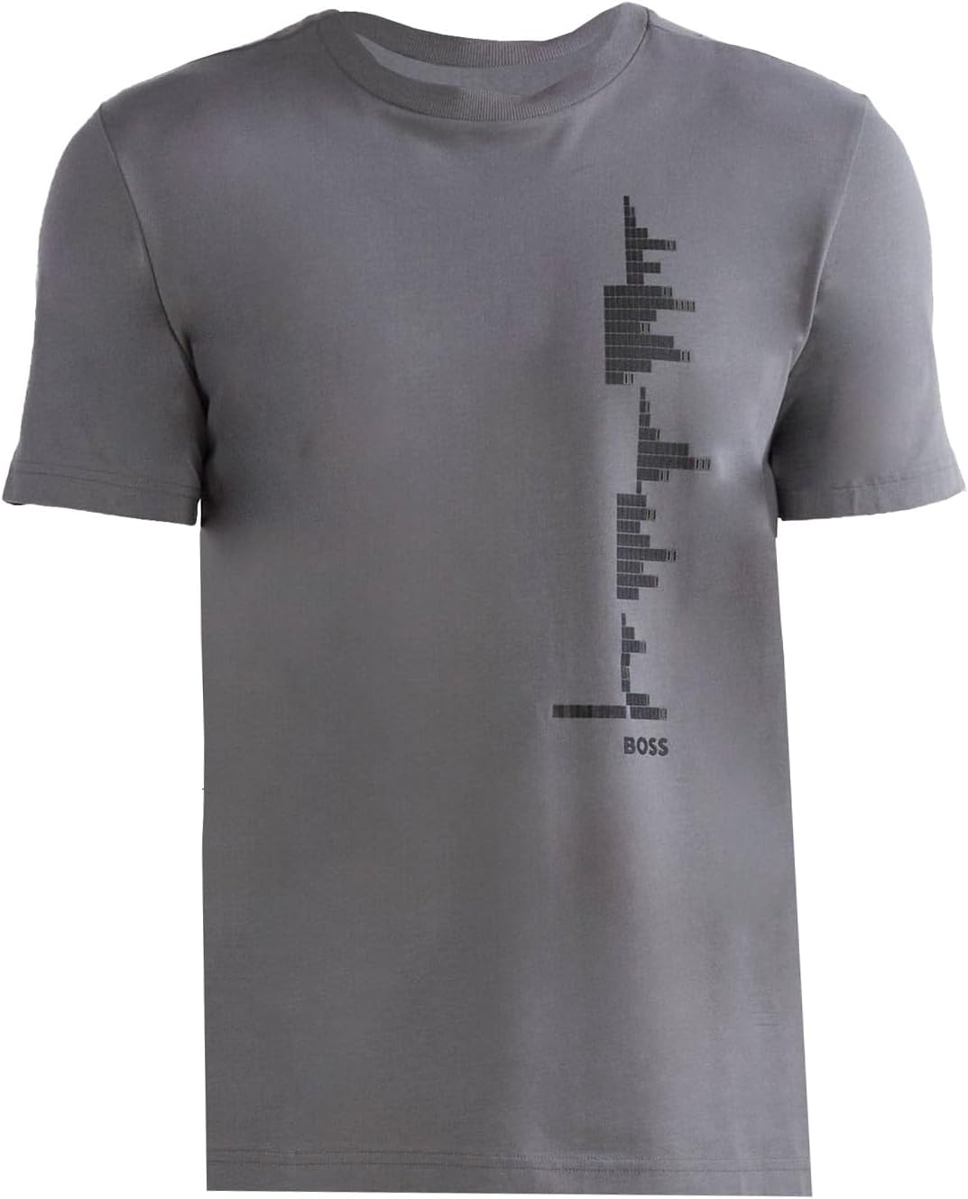 Hugo Boss Men's Tee 7 Short Sleeve T-Shirt, Gray S Gray