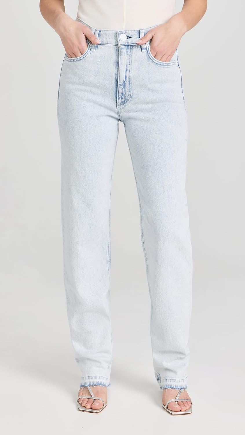rag & bone Women's Harlow Full Length Jeans, Raquel